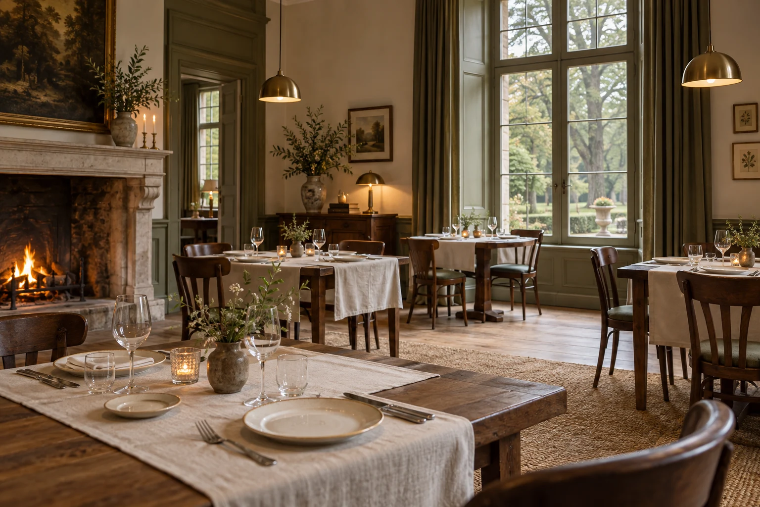 Ontwerpimpressie: Intiem tafelen in de bistro